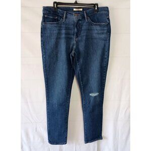 Levi’s 311 Shaping Skinny Jeans Distressed Women’s Size 16/33 Medium Wash